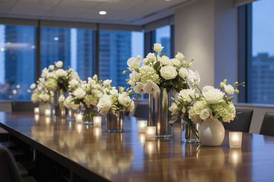 corporate table centerpieces