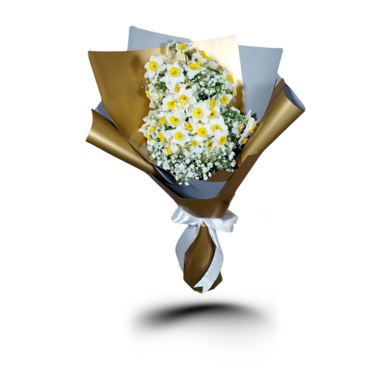 Golden Daffodil Charm